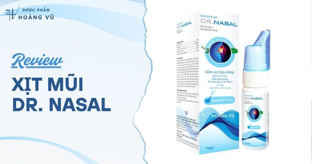 Review dung dịch xịt mũi Dr. Nasal có tốt không? – Dược Hoàng Vũ