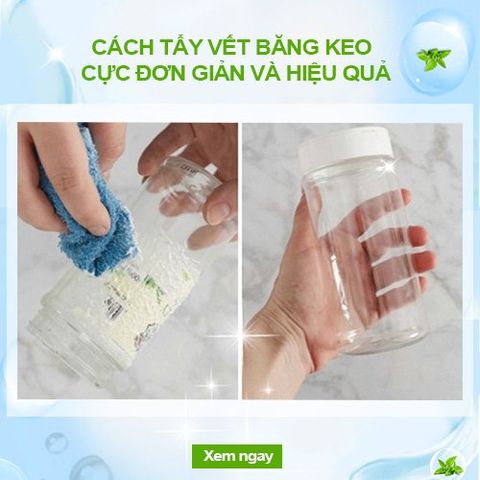 CÁCH TẨY VẾT BĂNG KEO CỰC ĐƠN GIẢN VÀ HIỆU QUẢ