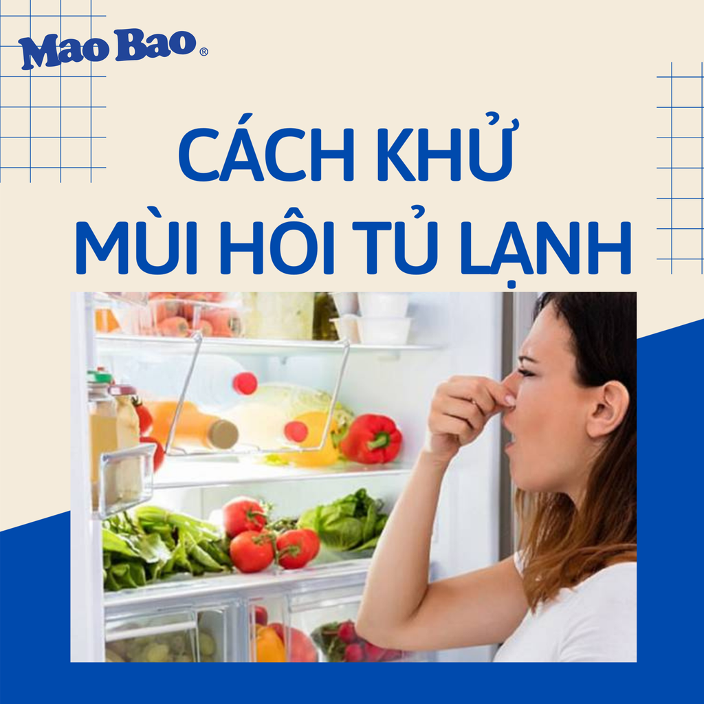 CÁCH KHỬ MÙI HÔI TỦ LẠNH BẰNG NHỮNG NGUYÊN LIỆU ĐƠN GIẢN TẠI NHÀ