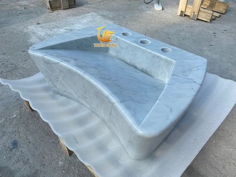 Dự Án Lavabo Đá Đặt Bàn Hiện Đại Tại Hội An