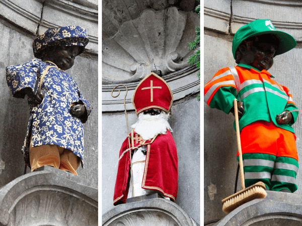 Hằng Năm Tượng Chú Bé Đứng Tè Manneken Pis Được Hóa Trang Vô Cùng Đẹp Mắt