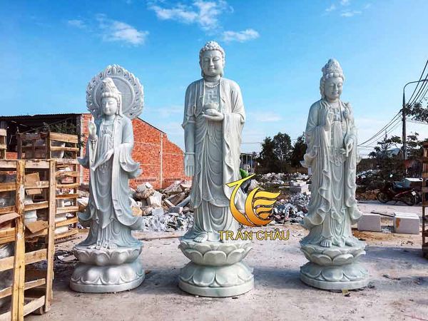 Hoàn Thiện Dự Án Tượng Tam Thánh Phật Cho Chùa