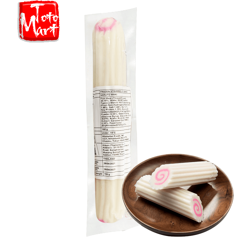 Kibun Naruto Maki Fish Cake 160g - Refrigerated & Frozen / Frozen Asian  Food For Delivery / Froz