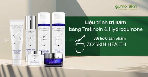 Liệu trình trị nám bằng Tretinoin & Hydroquinone với bộ 6 sản phẩm ZO Skin Health