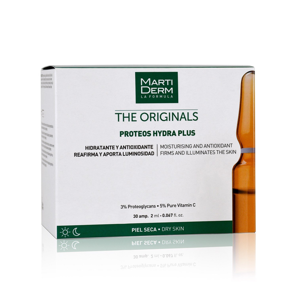 Ampoule dưỡng ẩm MartiDerm The Originals Proteos Hydra Plus công thức dưỡng ẩm đặc biệt dành cho da dầu