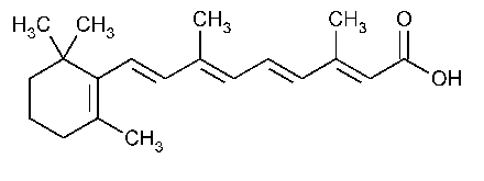 Cấu trúc hoá học của Tretinoin