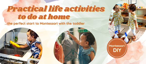PRACTICAL LIFE ACTIVITIES TO DO AT HOME - MONTESSORI DIY