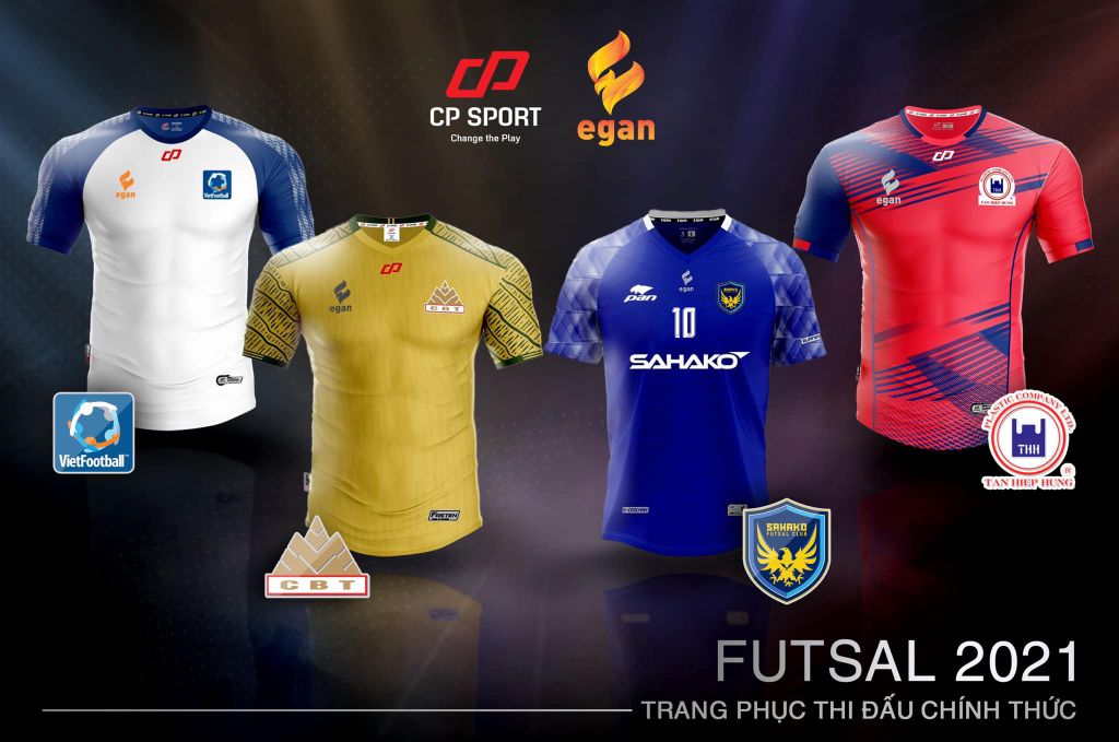 CP SPORT – NHÀ TÀI TRỢ TRANG PHỤC CHO 4 ĐỘI FUTSAL CHUYÊN NGHIỆP