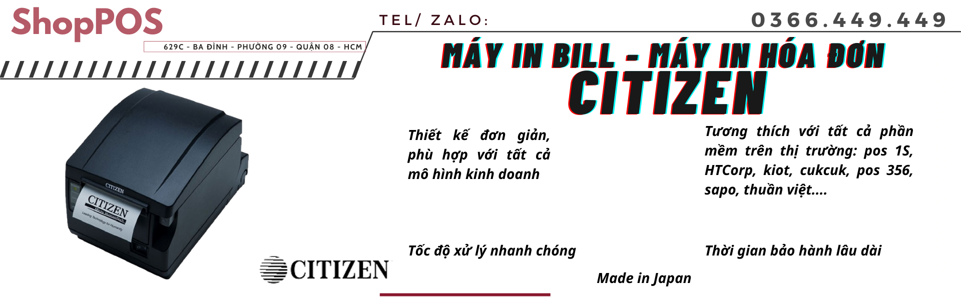 Máy In Hóa Đơn Citizen