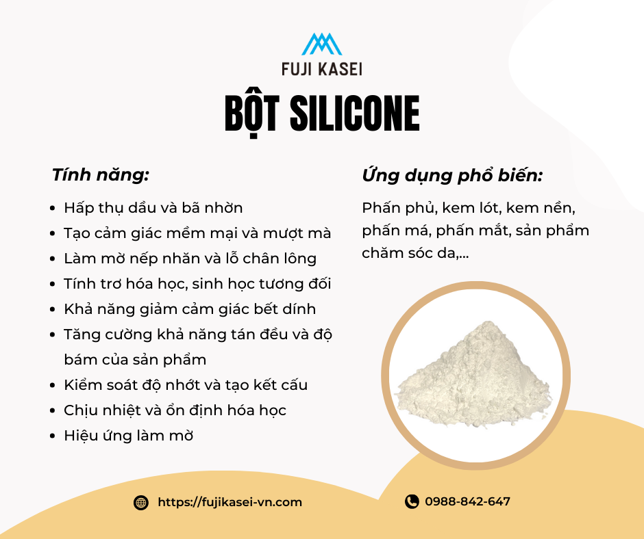 bột silicone