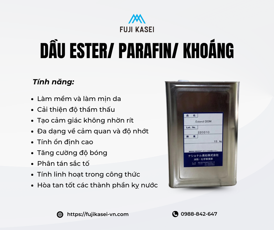 dầu ester/parafin/khoáng