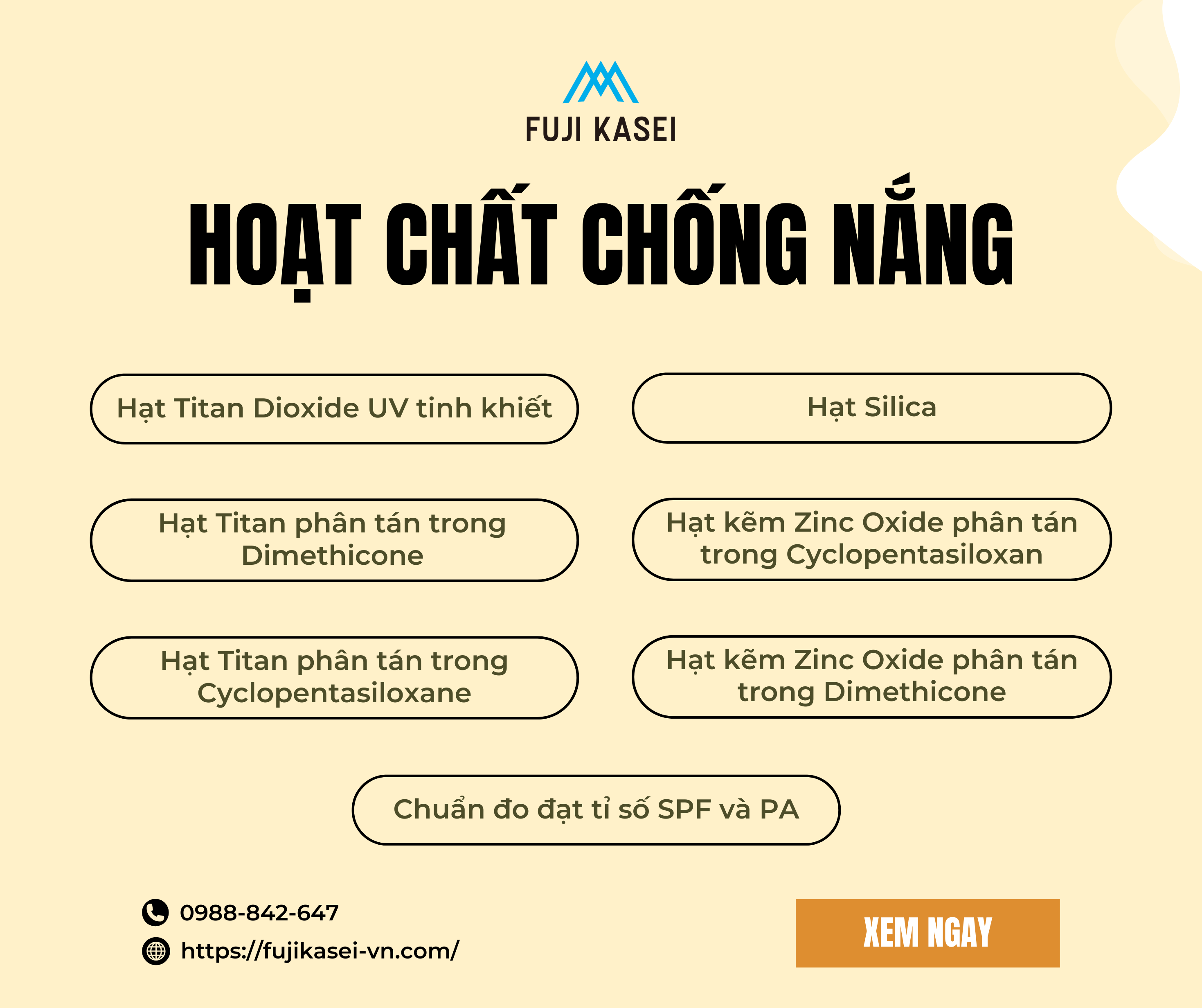 Hoạt Chất Chống Nắng