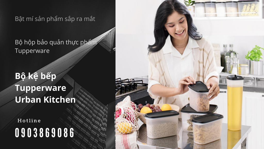 Bật mí Bộ kệ bếp Tupperware Urban Kitchen | Sản phẩm sắp ra mắt