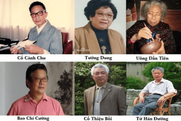 Danh sách Đại Sư,Cao Cấp Công Nghệ Mỹ Thuật Sư làm ấm tử sa