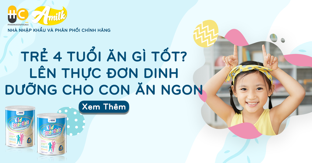 Trẻ 4 Tuổi Ăn Gì Tốt? Lên Thực Đơn Dinh Dưỡng Cho Con Ăn Ngon