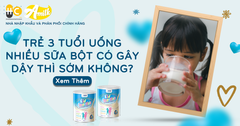 Trẻ 3 Tuổi Uống Nhiều Sữa Bột Có Gây Dậy Thì Sớm Không?