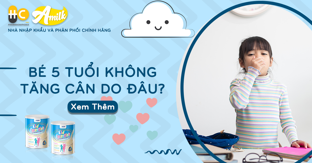 Bé 5 Tuổi Không Tăng Cân Do Đâu? 5 Thực Đơn Áp Dụng Cho Bé