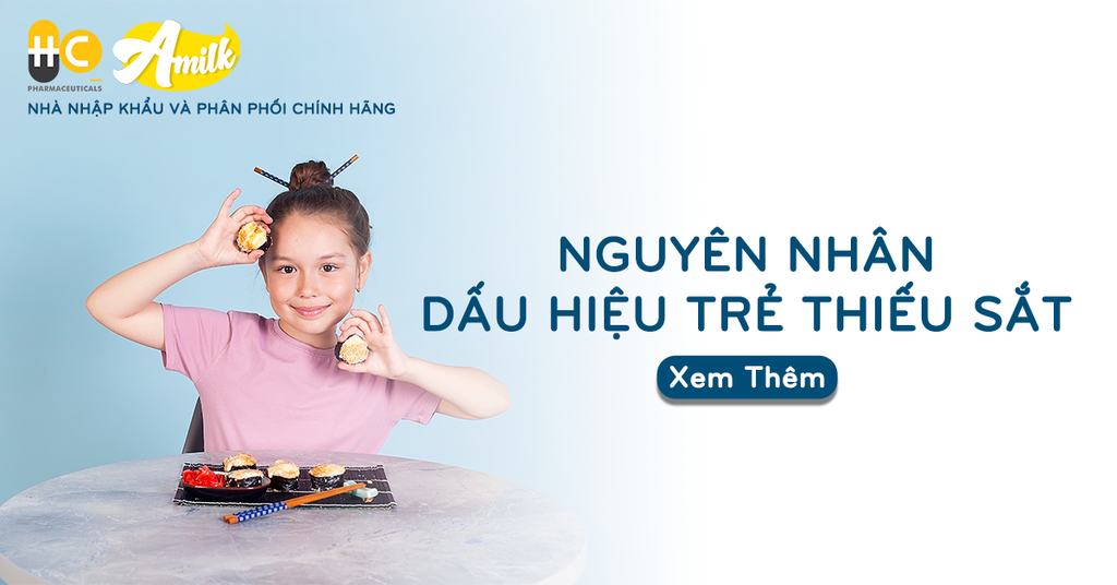 Nguyên Nhân Và Dấu Hiệu Trẻ Thiếu Sắt - Bổ Sung Sữa Kid Essentials Cho Trẻ Thiếu Sắt
