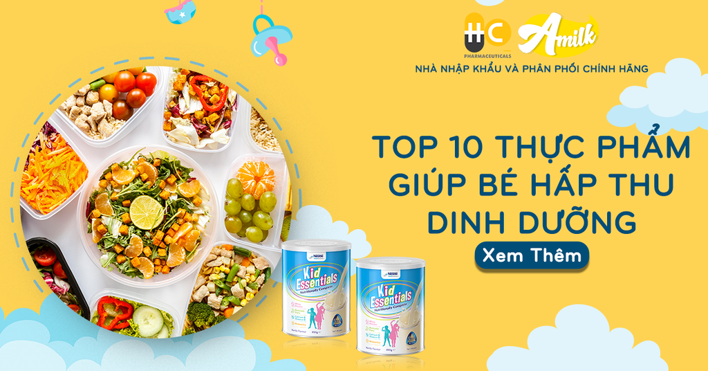 10 Loại Thực Phẩm Giúp Bé Hấp Thu Chất Dinh Dưỡng Tốt Mẹ Nên Biết