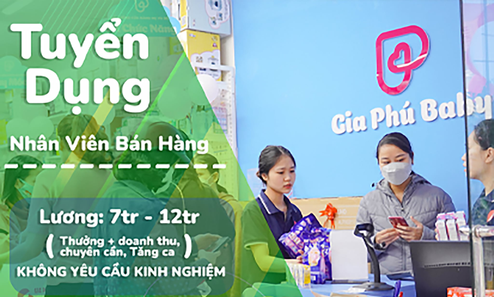 TUYỂN DỤNG NHÂN VIÊN BÁN HÀNG TẠI CỬA HÀNG