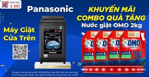 🎁 Tặng ngay Combo nước giặt OMO Matic - khi mua máy giặt cửa trên Panasonic