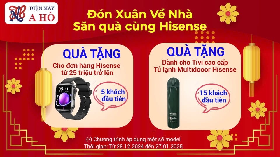 Đón Xuân Về Nhà - Săn quà cùng Hisense