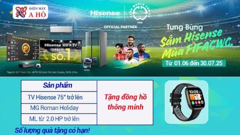🎁 Hisense tặng Smart Watch trị giá lên đến 1.400.000đ