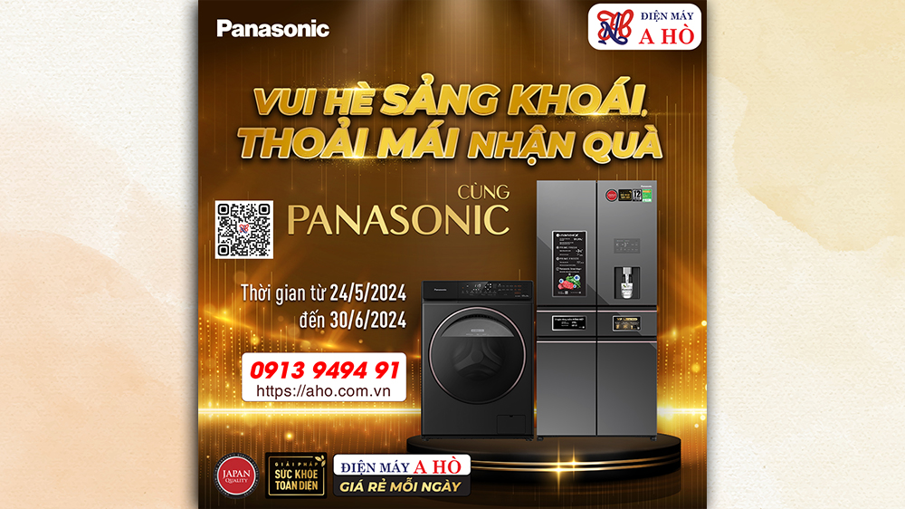 🌤️Vui Hè Sảng Khoái, Thoải Mái Nhận Quà cùng Panasonic