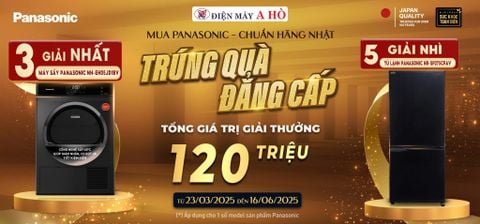 Sắm Panasonic – Cơ Hội Trúng Quà 120 Triệu!