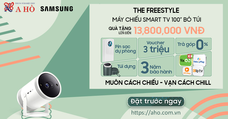 [PRE-ORDER] Máy chiếu bỏ túi 100inch the Freestyle công nghệ Smart TV