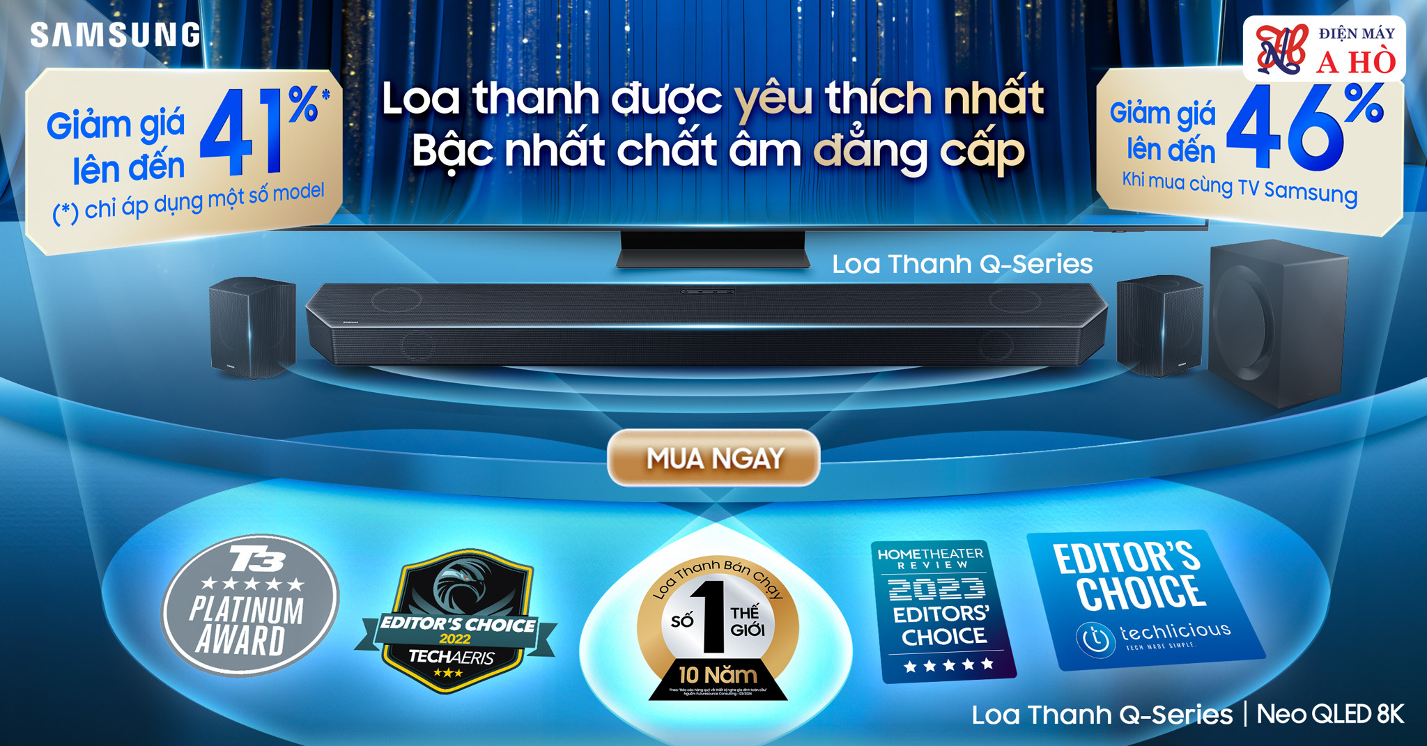 🎁Mua TV Samsung Nhận Ưu Đãi Loa Thanh T8.2024