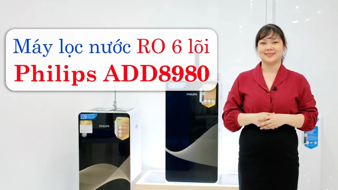 [Review] Máy lọc nước 𝐑𝐎 𝐏𝐡𝐢𝐥𝐢𝐩𝐬 𝟔 𝐥𝐨̃𝐢 𝐀𝐃𝐃𝟖𝟗𝟖𝟎: Chức năng an toàn cho trẻ, chế độ nóng lạnh