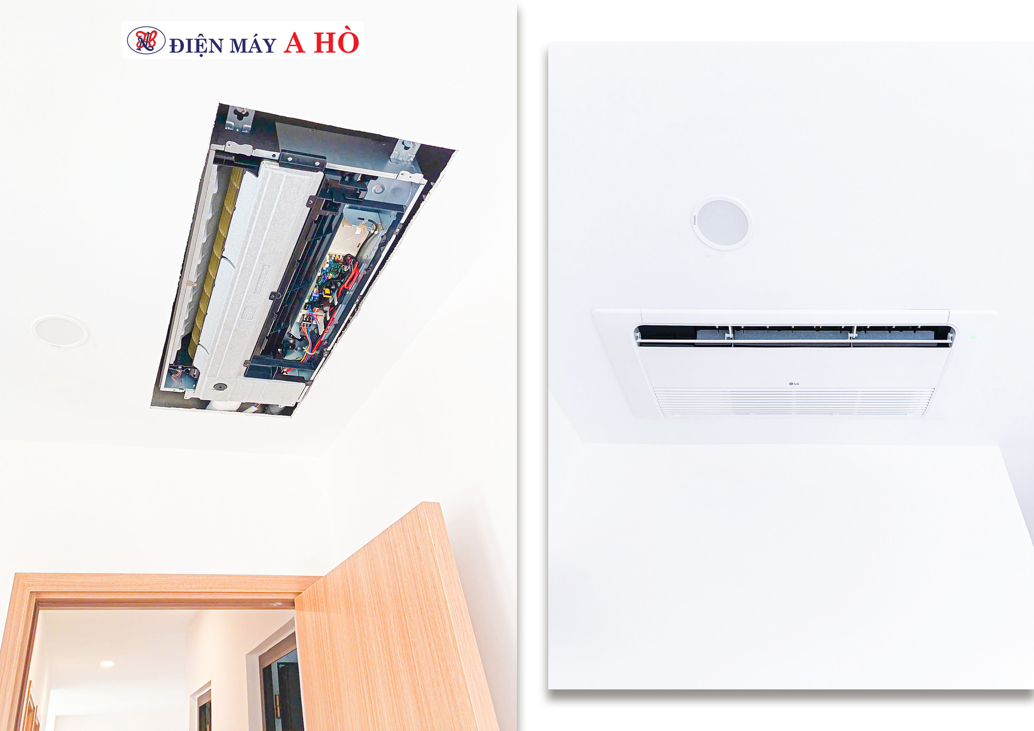 Lắp đặt máy lạnh âm trần LG- Giải pháp làm mát đẳng cấp cho không gian hiện đại