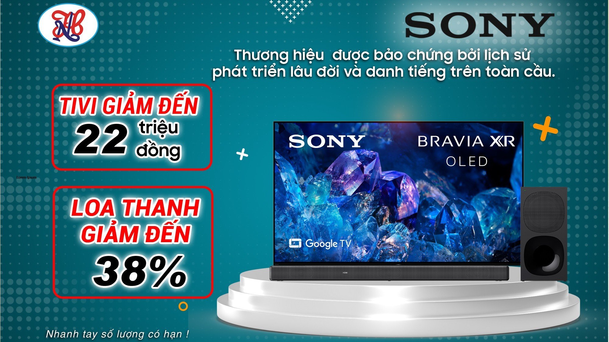 💥Tivi OLED SONY Ưu đãi giảm giá 22 triệu 💥Loa Sony giảm giá 38%