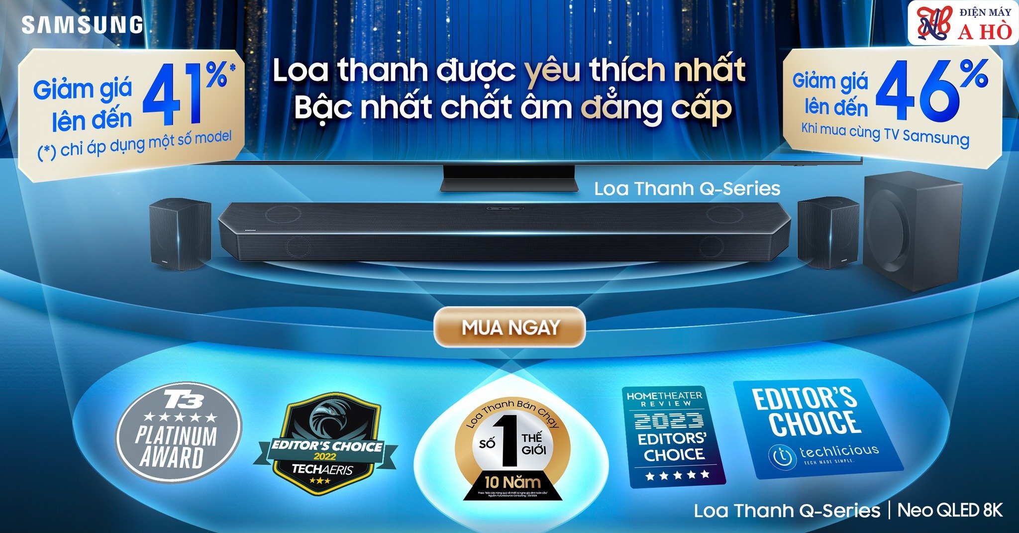 Loa thanh Samsung giảm giá lên đến 46%
