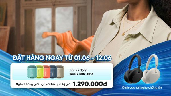 Nhận quà loa di động XRS-XB13 khi đặt hàng Sony WH-1000XM5