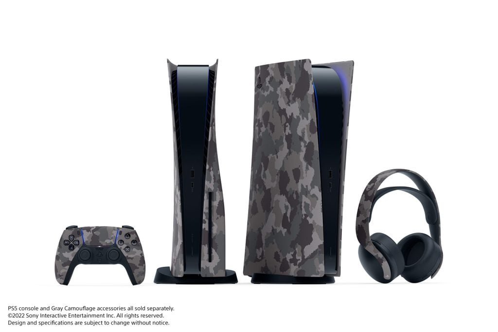 PlayStation ra mắt bộ sưu tập Gray Camouflage Collection cho PS5 icamp