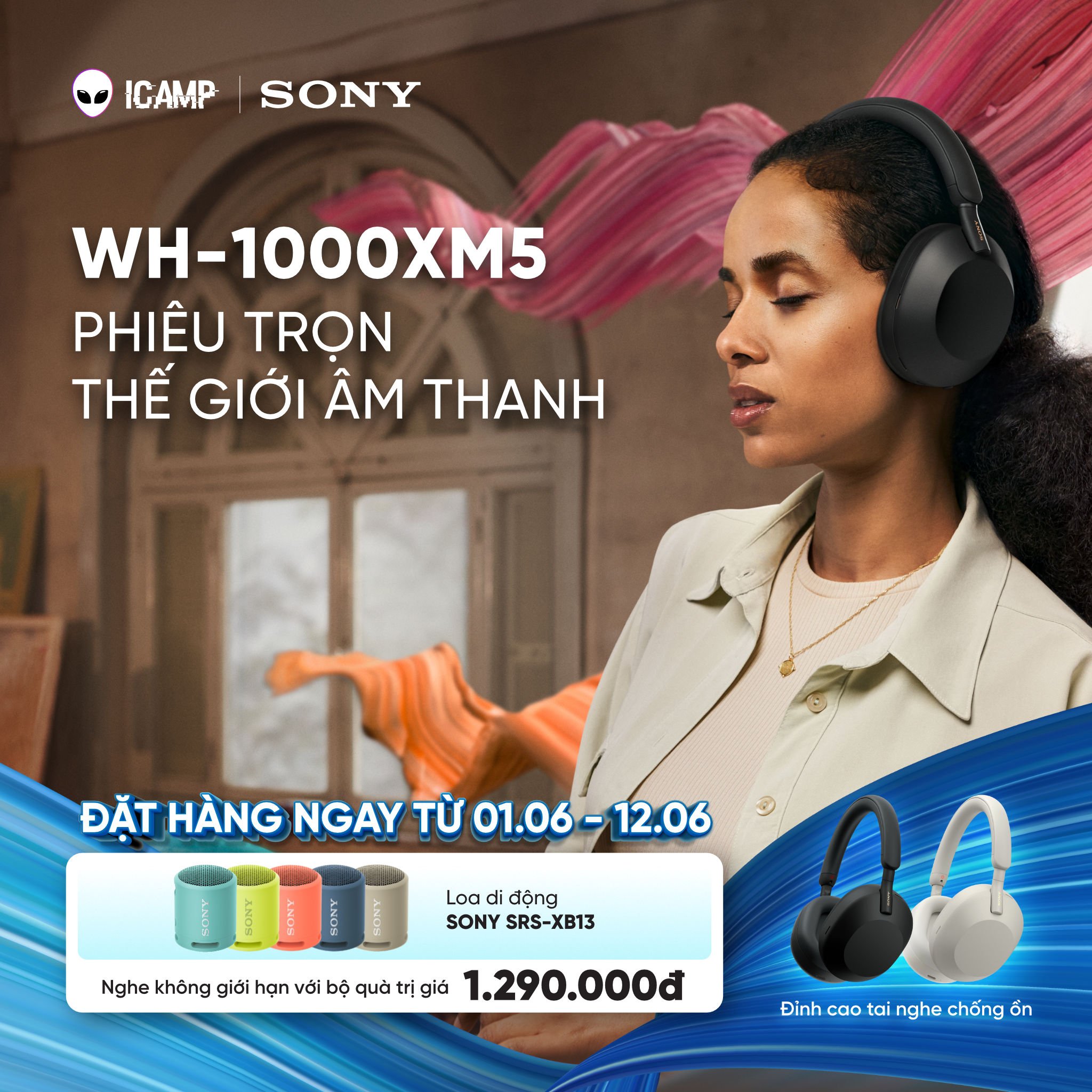 Tai nghe Sony WH-1000XM5