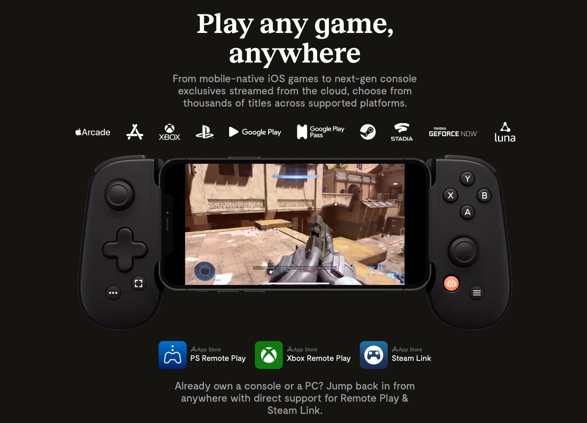 Tay cầm Backbone One - PlayStation Edition cho iPhone icamp