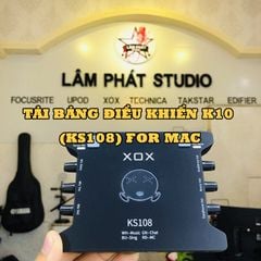 Bảng điều khiển Sound Card XOX K10 (KS108) — macOS