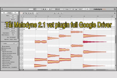 Tải Melodyne 2.1 vst plugin full Google Driver