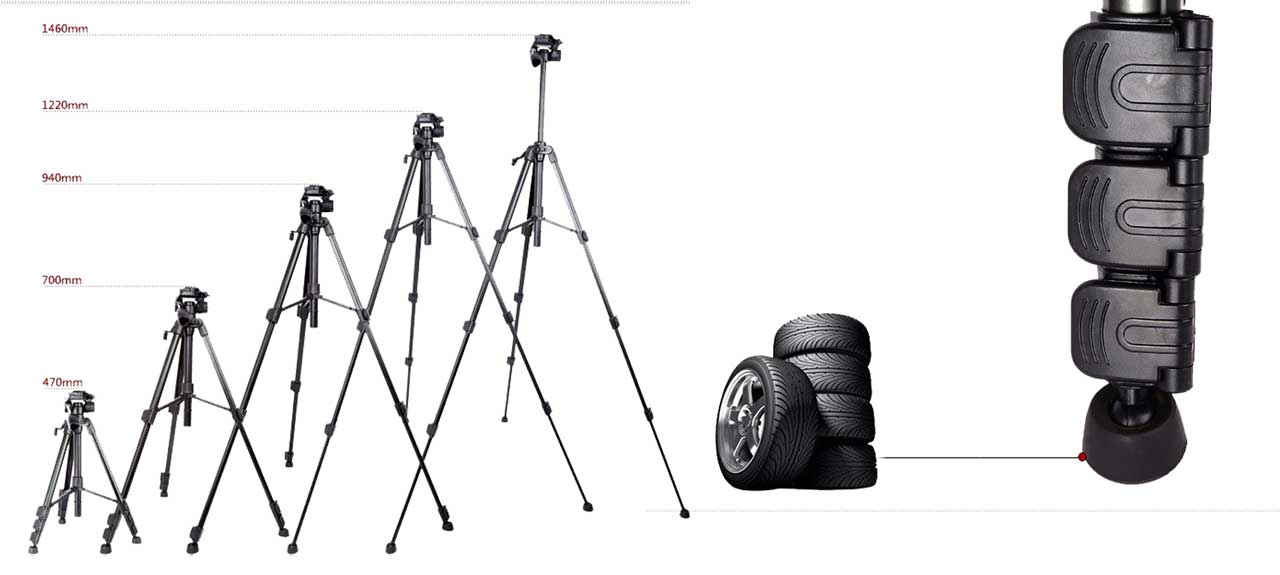Tripod Beike Q111 Chân máy ảnh chuyên nghiệp chất lượng cao giá tốt