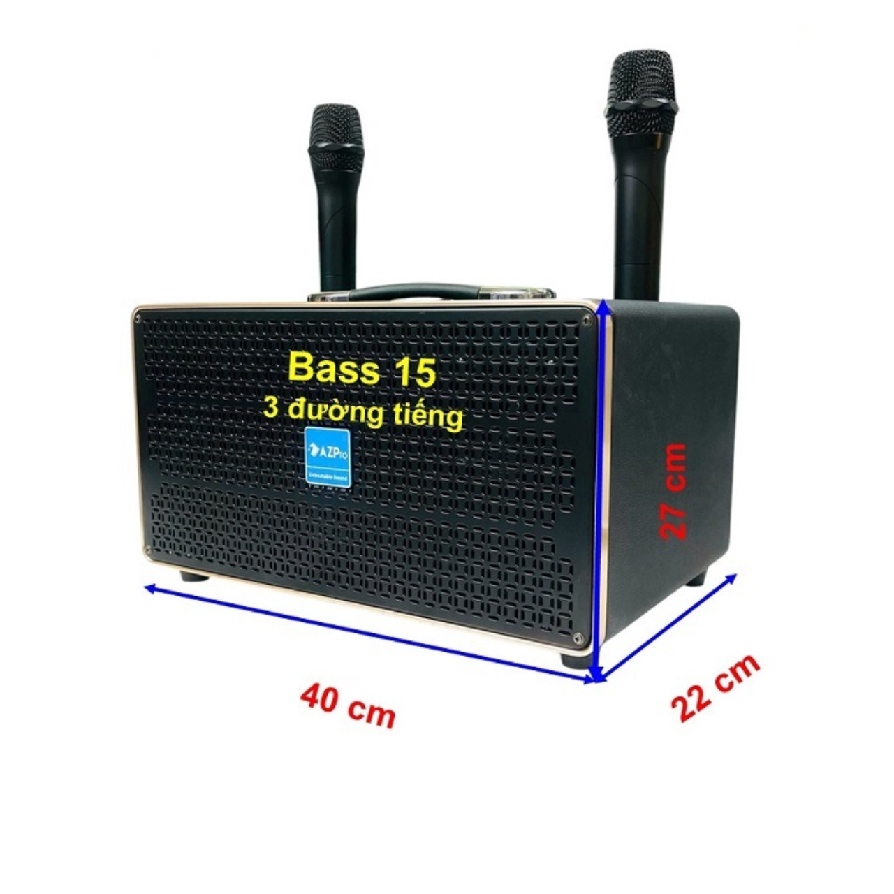 AZPro AZ-D336 Loa xách tay du lịch công xuất lớn