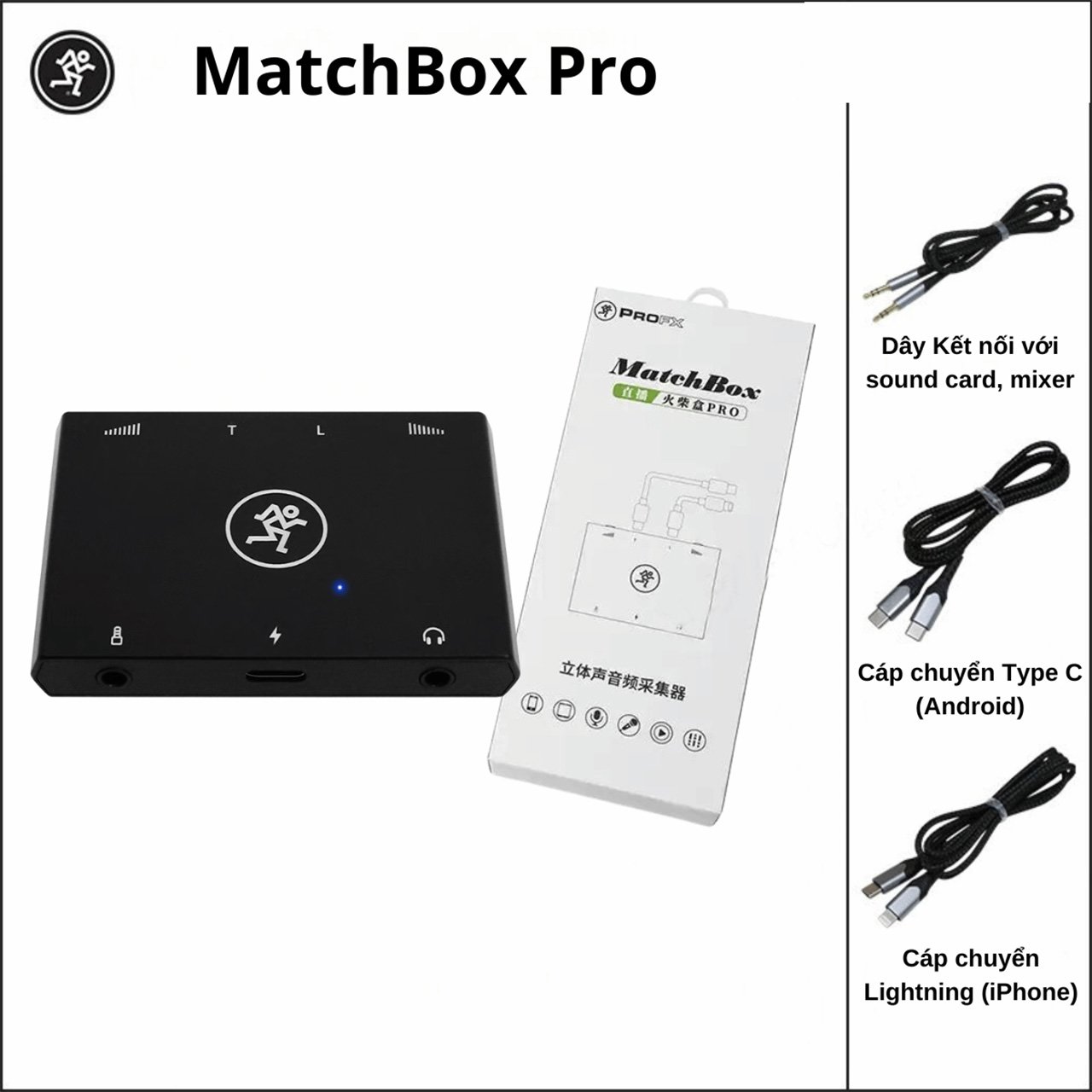 Box Live Mackie Pro Box Livestream Stereo Chất Lượng Cao Giá Rẻ