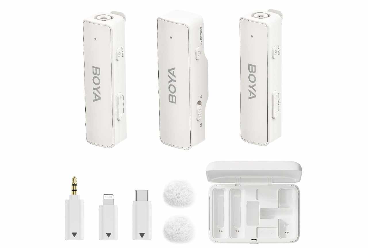 BoyaLink micro cài áo không dây chuyên nghiệp 3 trong 1