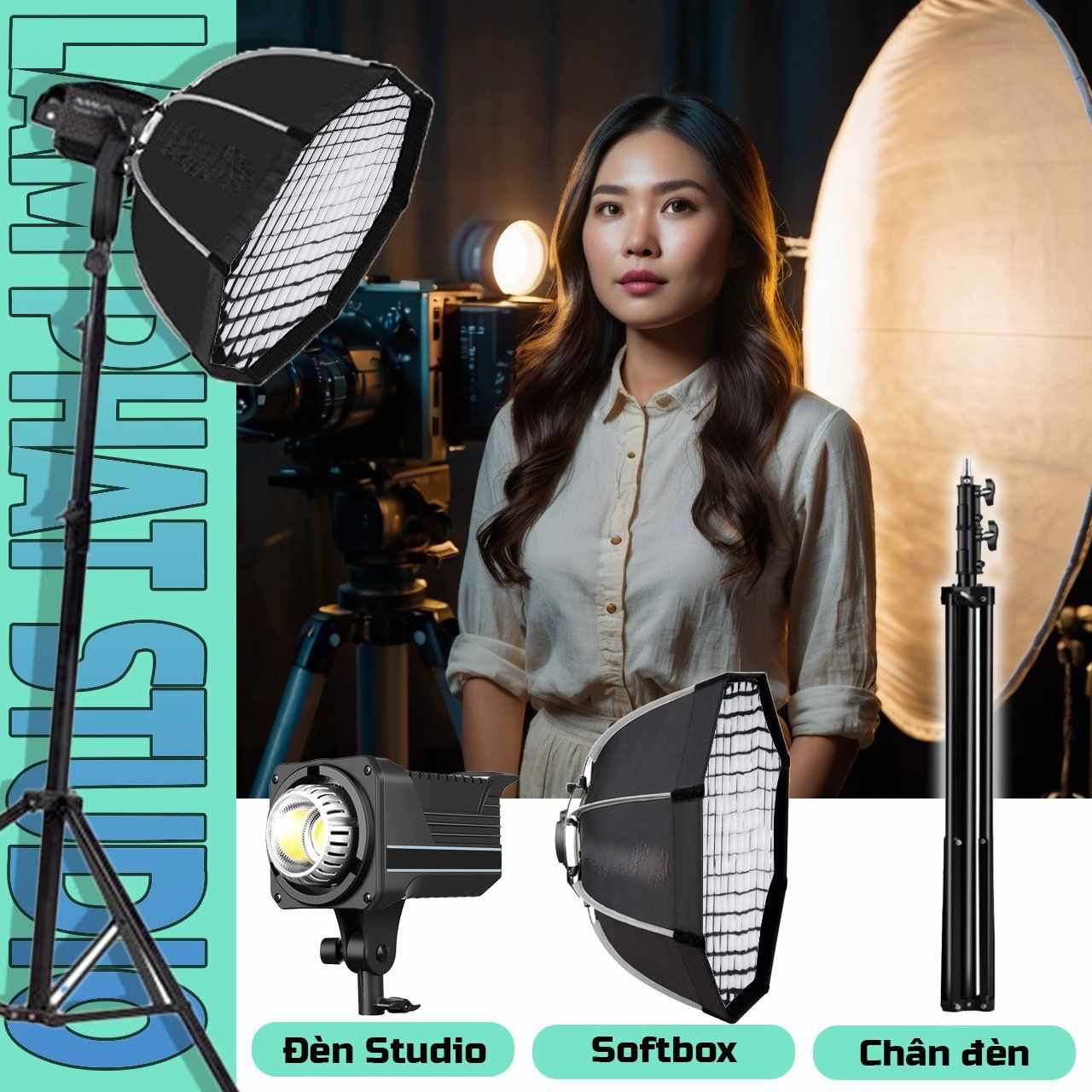 Combo đèn LPS-PL150 chụp ảnh chuyên nghiệp