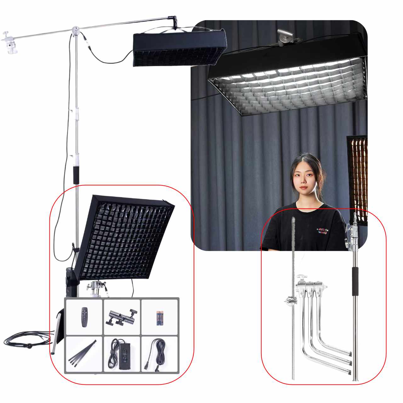 Combo LPS JBC120  Bộ đèn hair light góc cao chuyên nghiệp