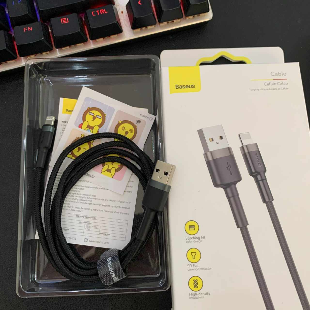 Dây USB to lightning Baseus - 25040