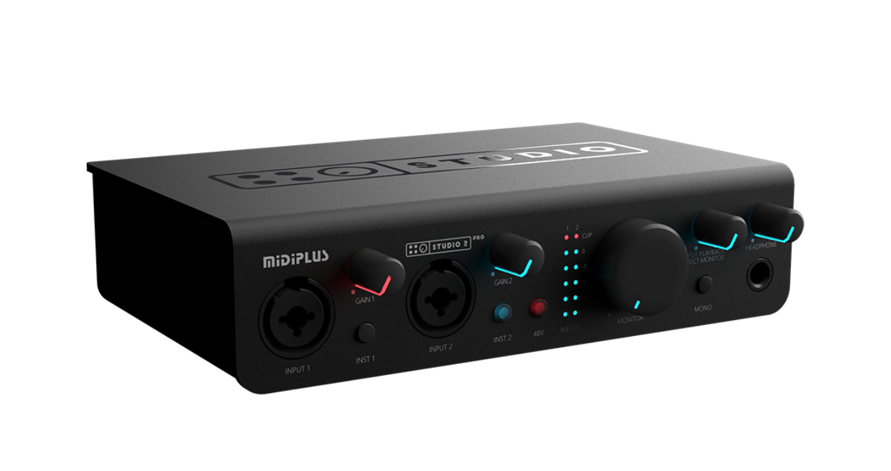 Midiplus Studio 2 Pro OTG Soundcard thu âm chuyên nghiệp