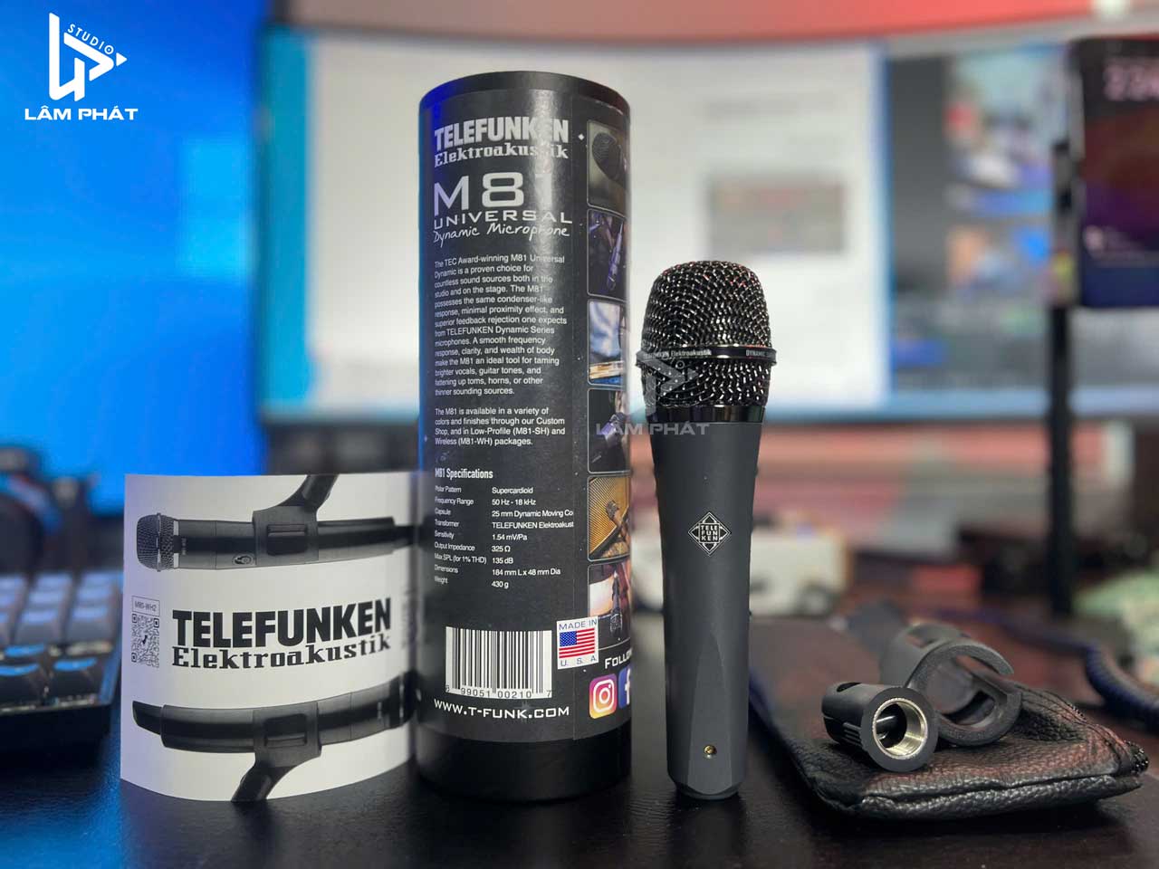 TELEFUNKEN M81 Micro karaoke dynamic chính hãng